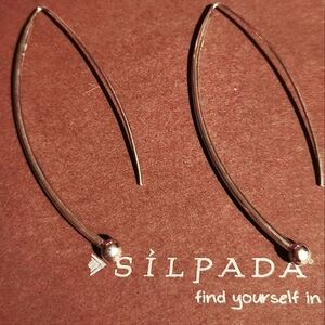 Silpada Sterling Silver Balancing Act Earrings